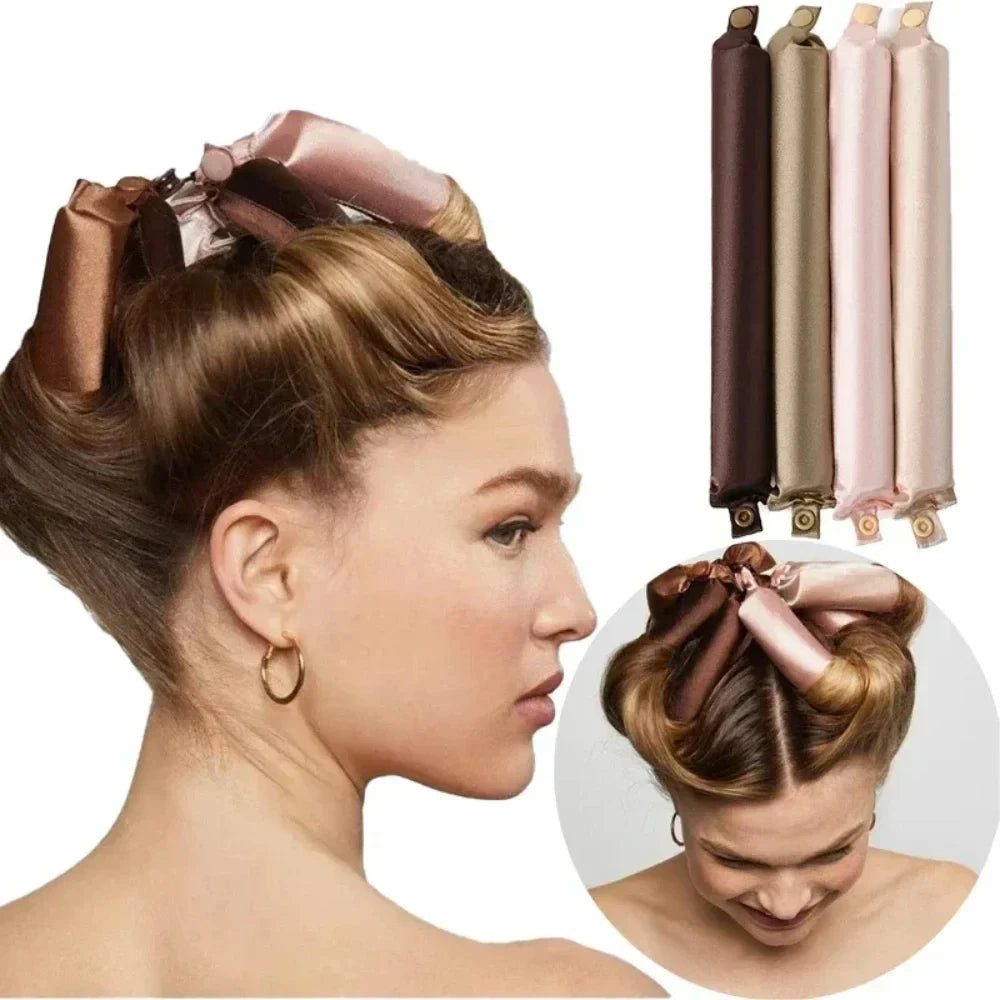 Satin Heatless Curling Headband