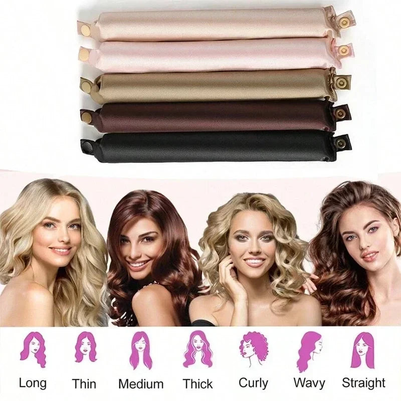 Satin Heatless Curling Headband