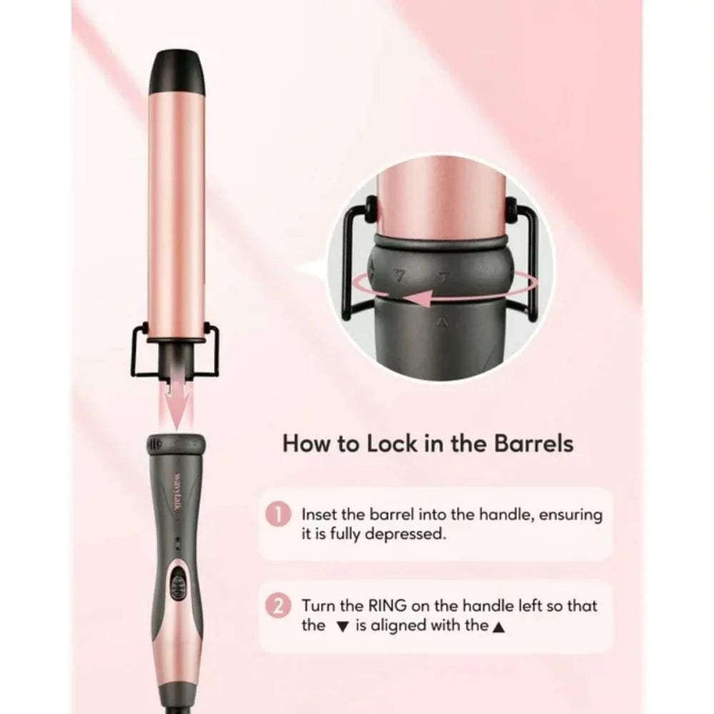 5-in-1 Ceramic Curling Wand Set