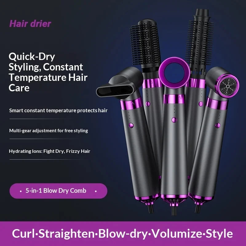 Homefish 5-in-1 Electric Hair Dryer