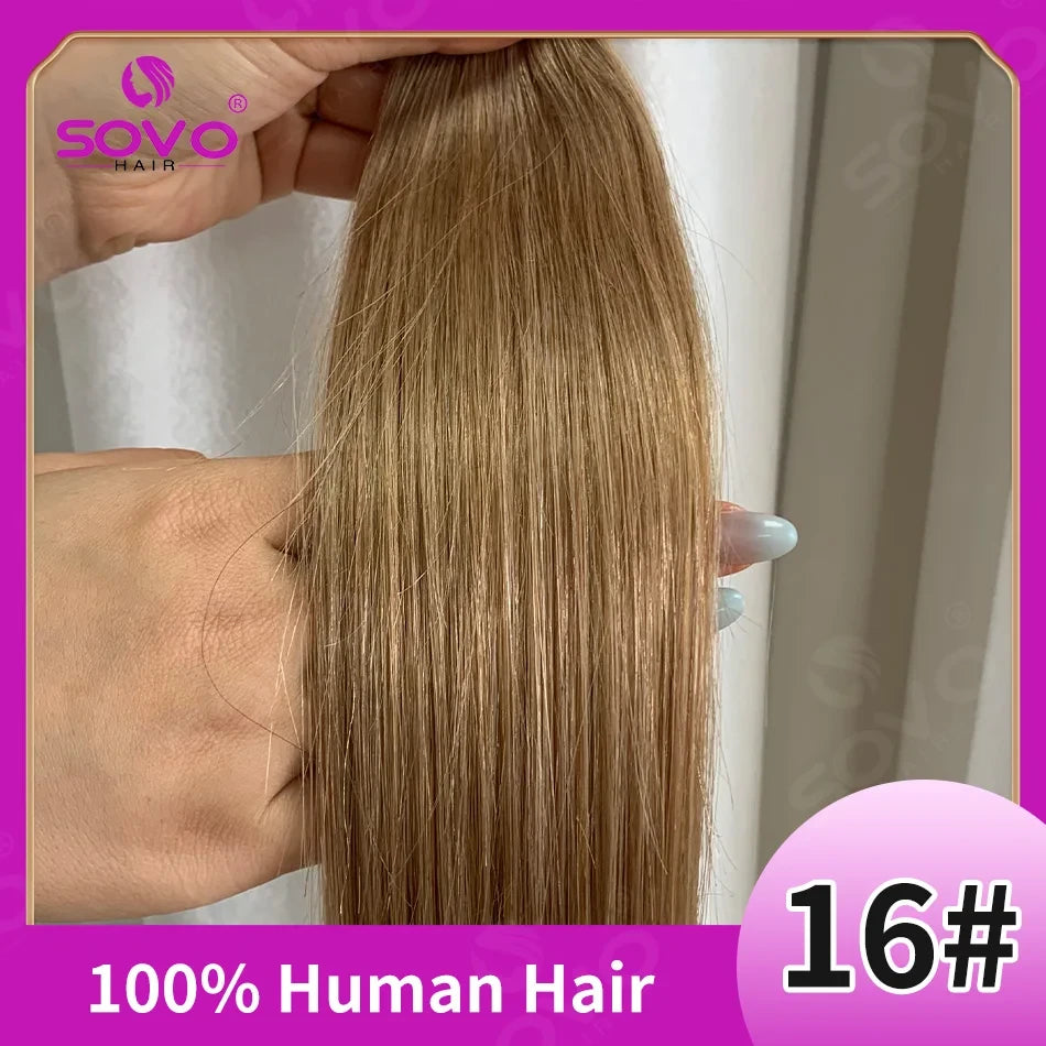 One Piece Human Hair Extensions