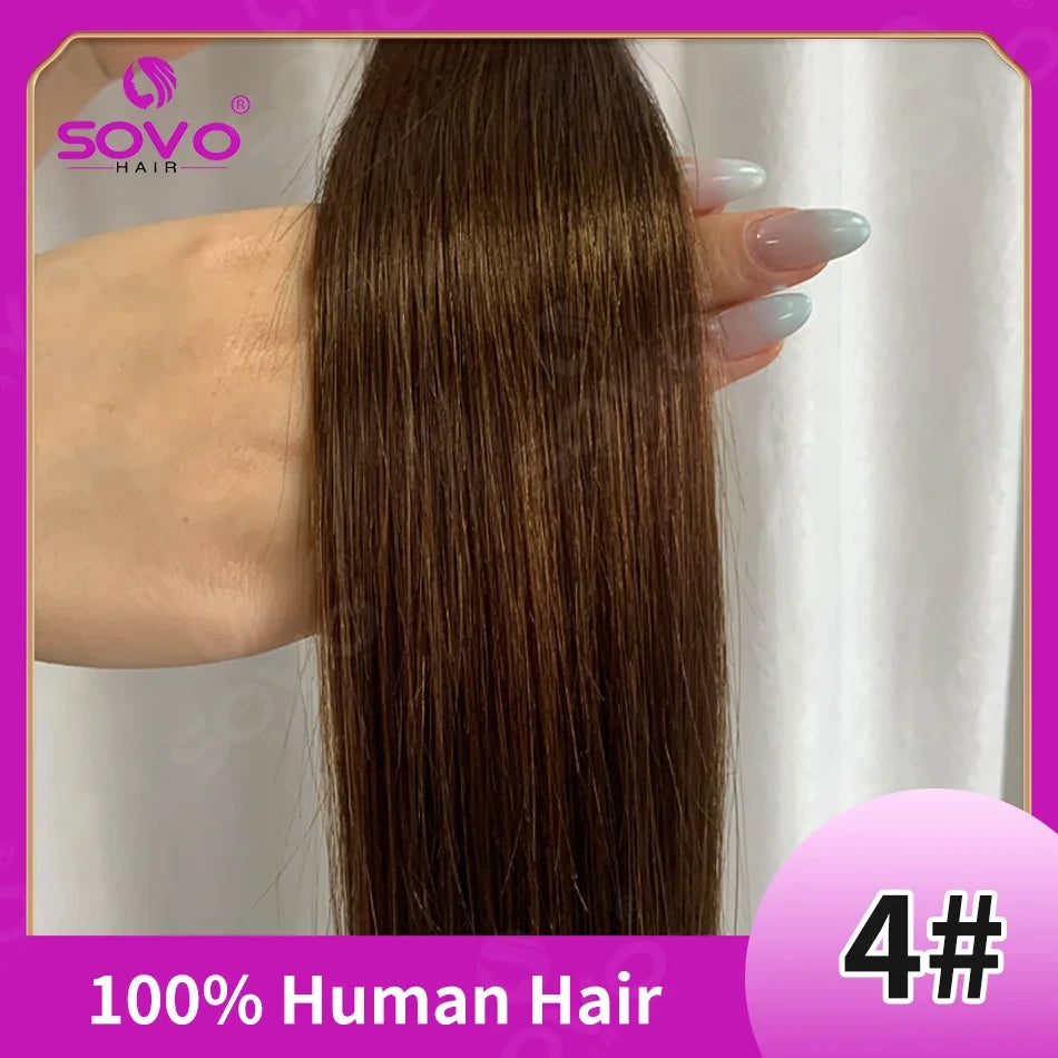 One Piece Human Hair Extensions