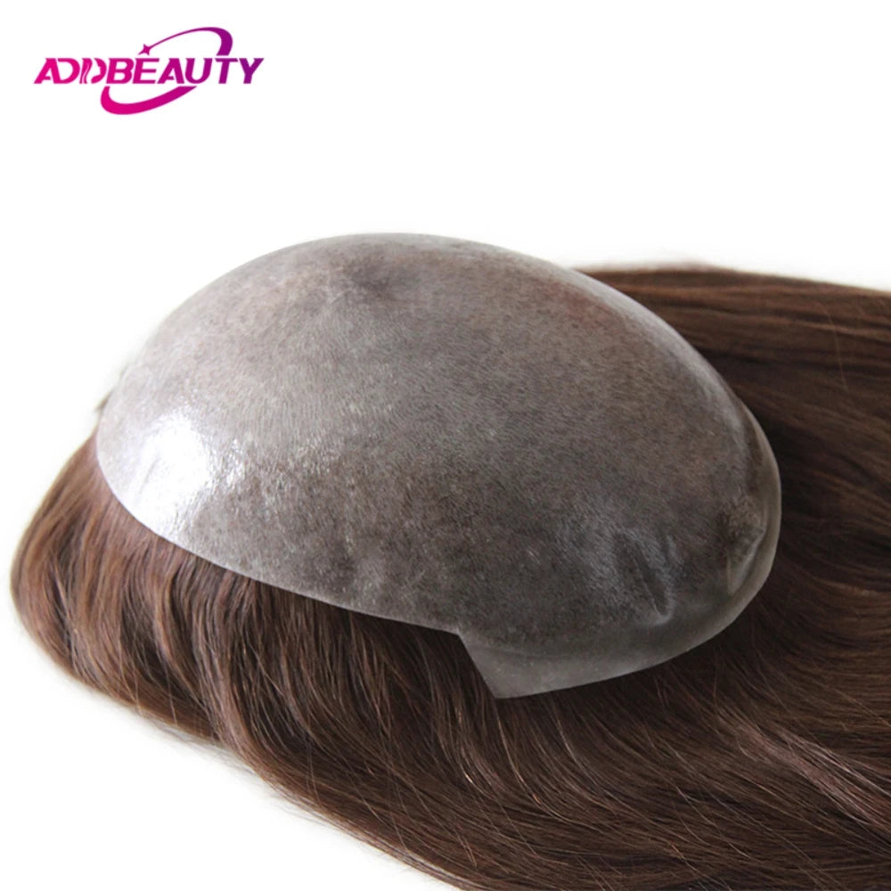 Human Hair Toupee Replacement System