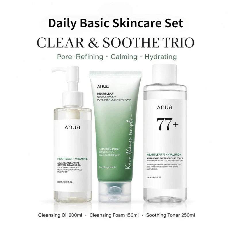 Heartleaf Deep Cleansing Skincare Set
