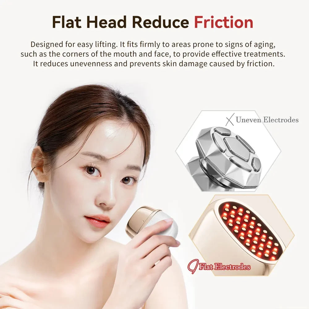 ANLAN 24K Gold LED Radiofrequency Massager