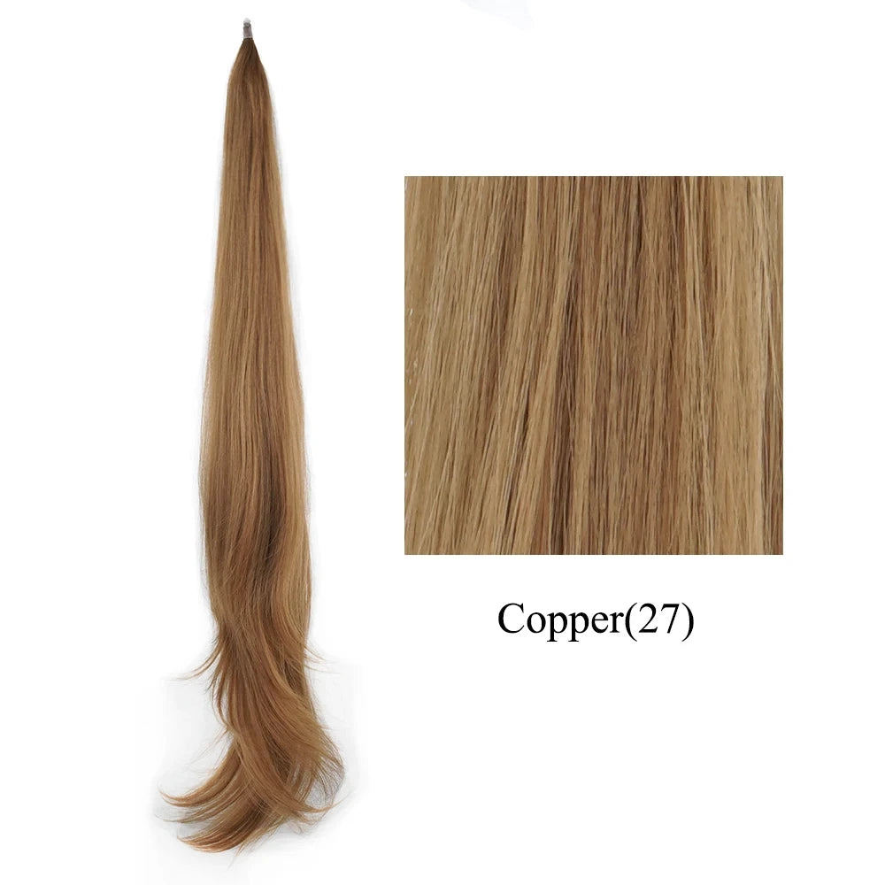 Long Layered Blonde Ponytail Extension