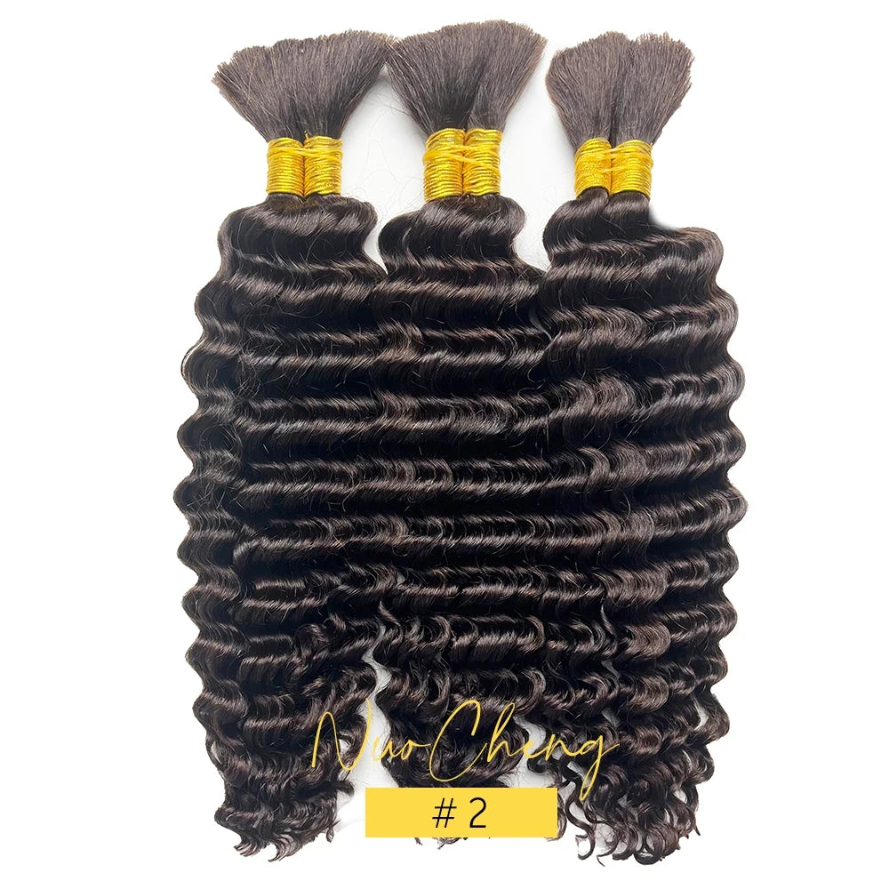 Brazilian Virgin Deep Wave Braiding Hair