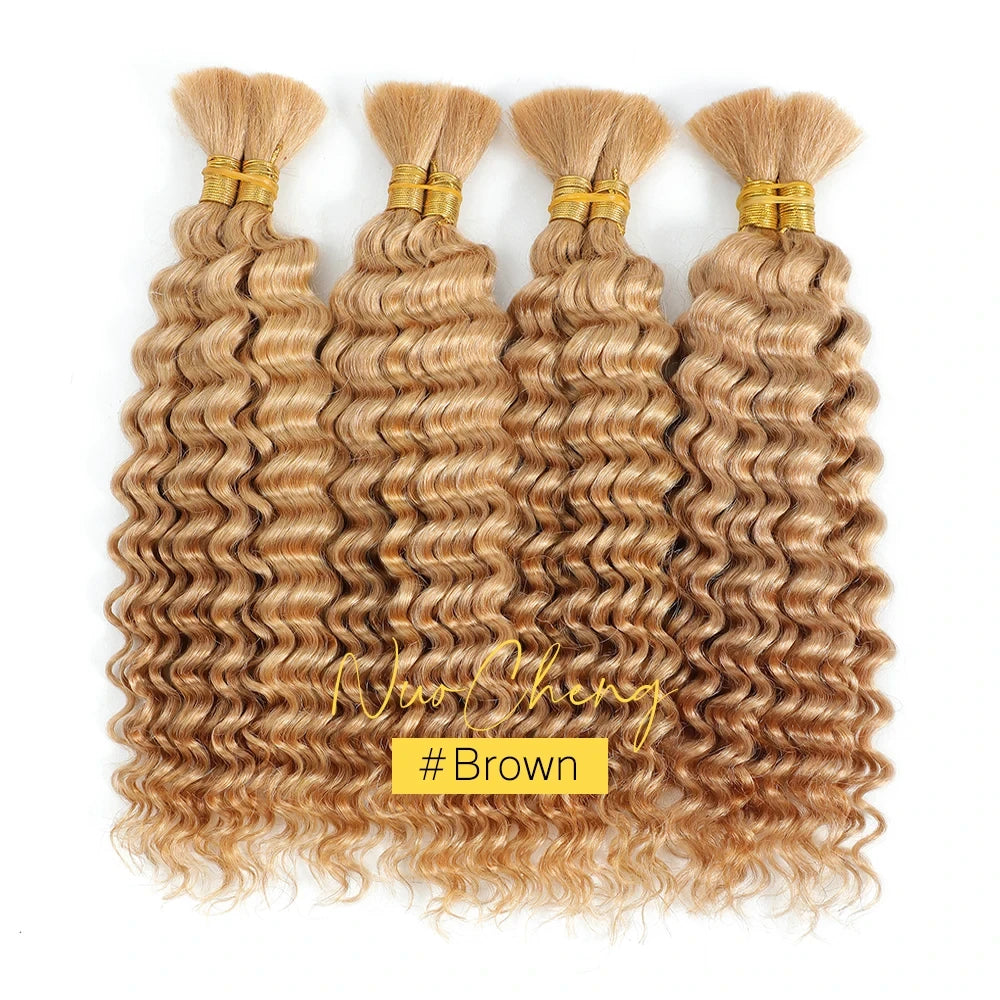 Brazilian Virgin Deep Wave Braiding Hair