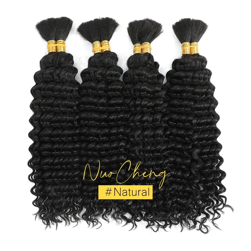 Brazilian Virgin Deep Wave Braiding Hair