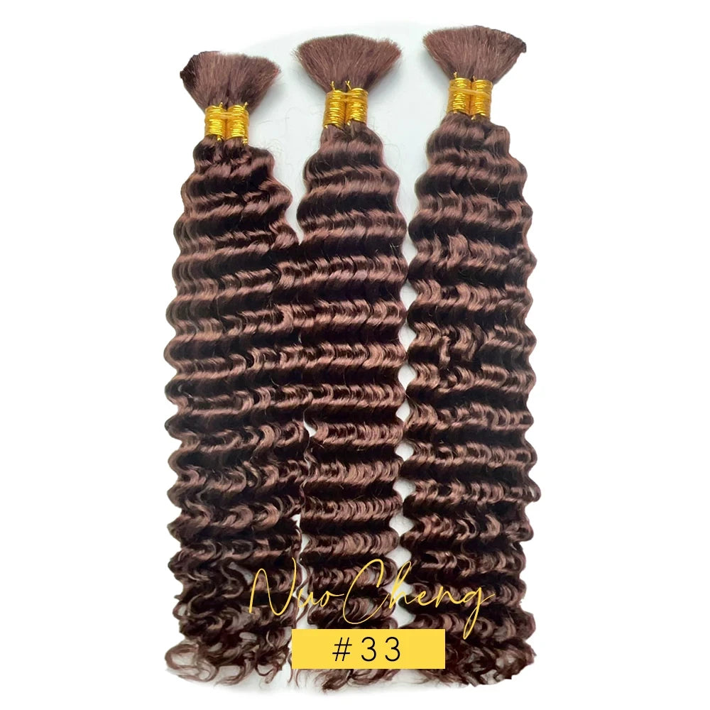 Brazilian Virgin Deep Wave Braiding Hair