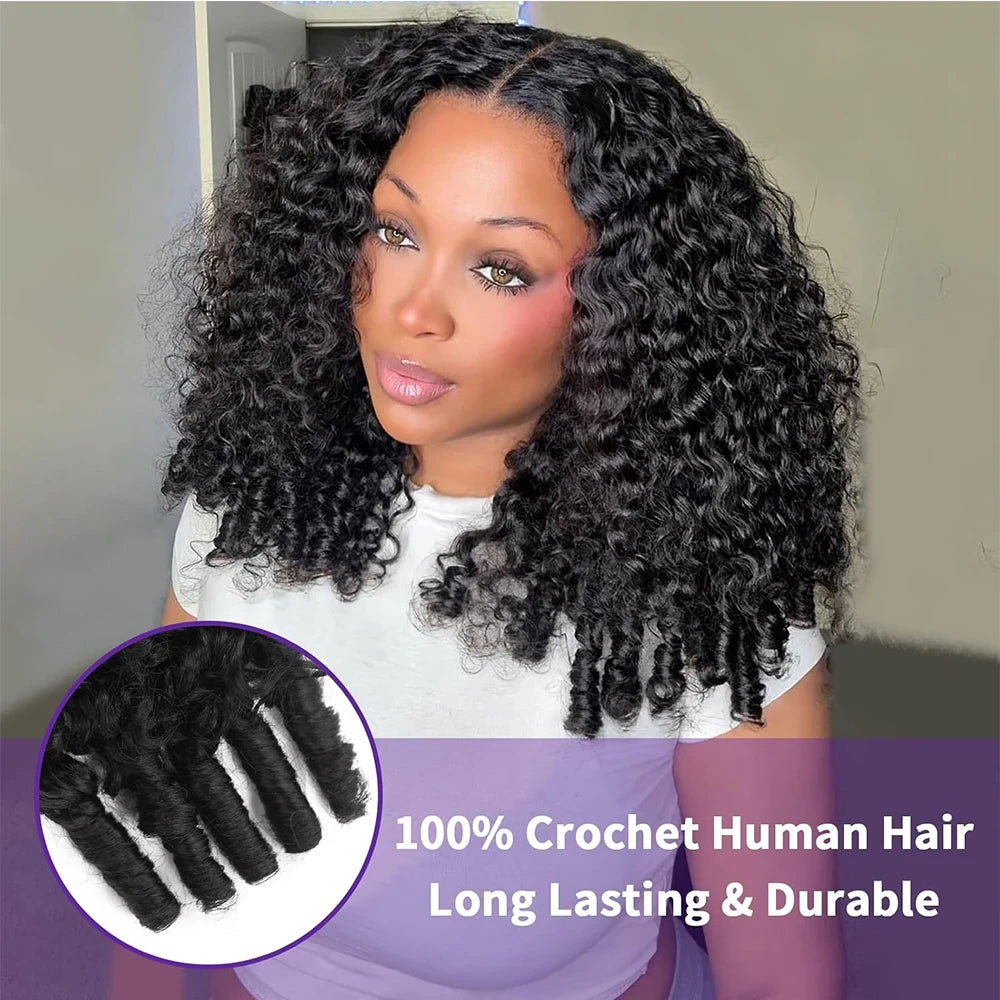 Burmese Curly Human Hair Braiding Extensions