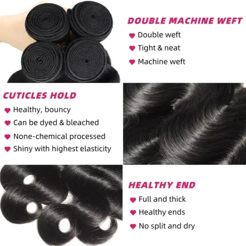 Body Wave Human Hair Extensions