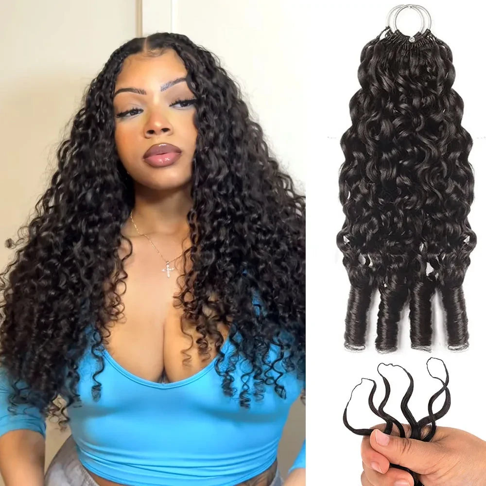 Raw Burmese Curly Crochet Hair