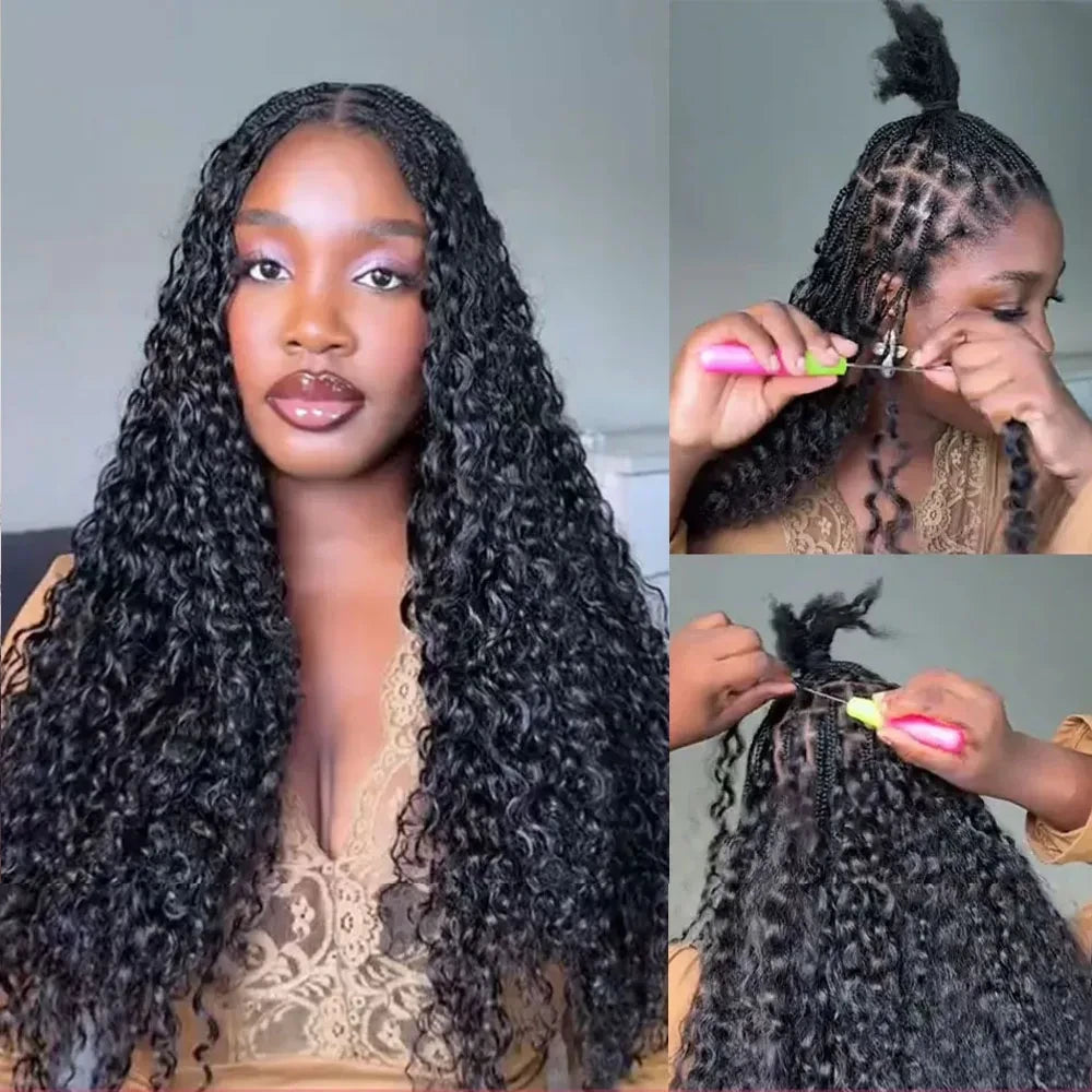 Raw Burmese Curly Crochet Hair