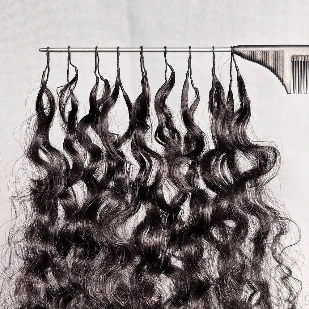Raw Burmese Curly Crochet Hair