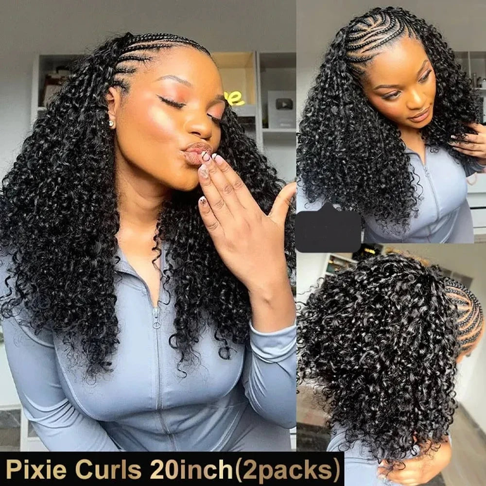 Raw Burmese Curly Crochet Hair