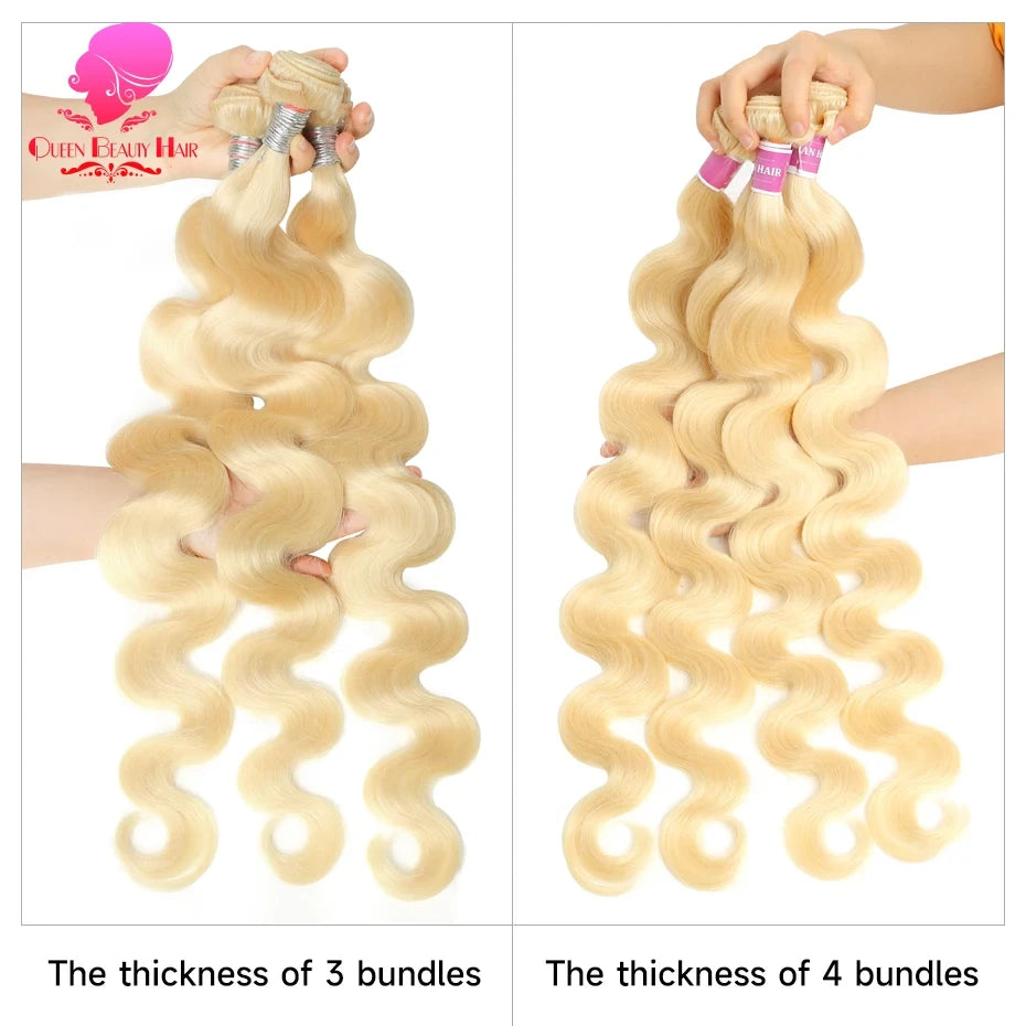 Honey Blonde Body Wave Hair Bundles
