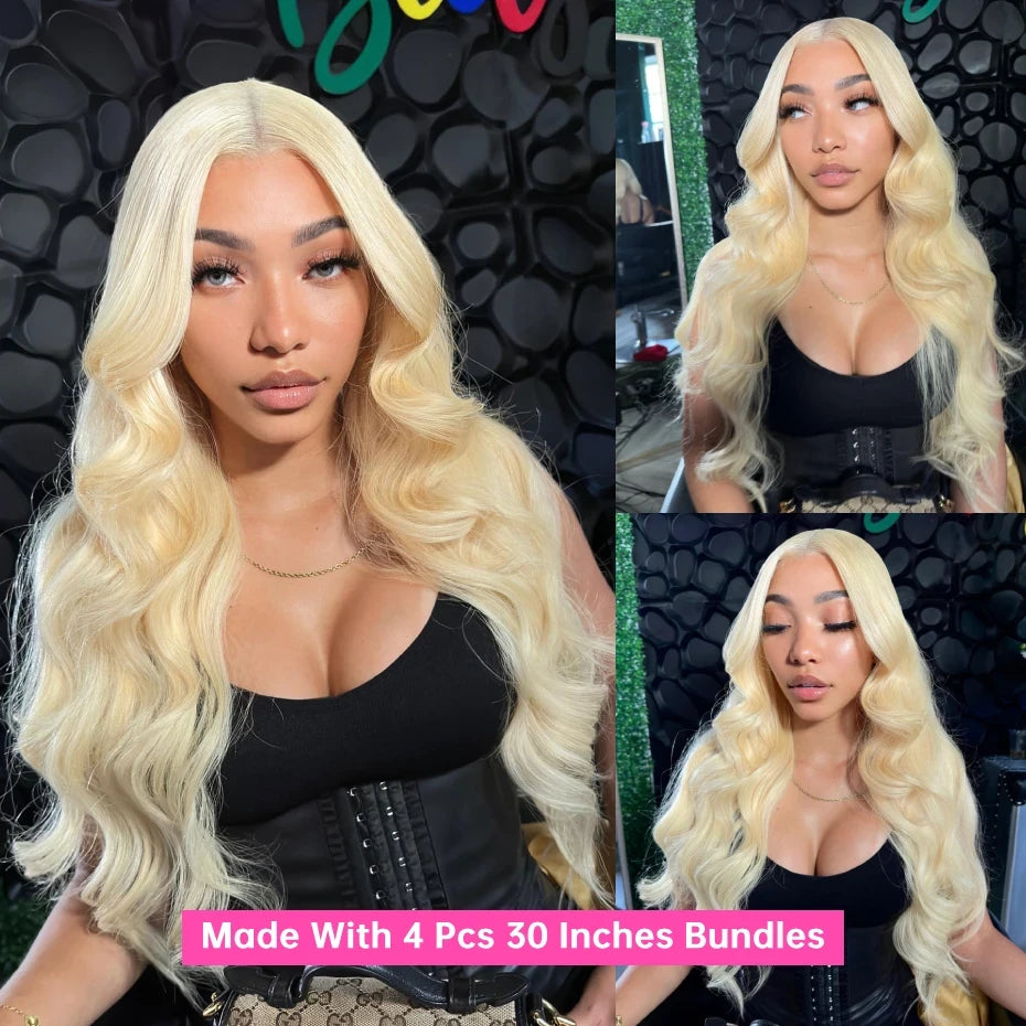 Honey Blonde Body Wave Hair Bundles
