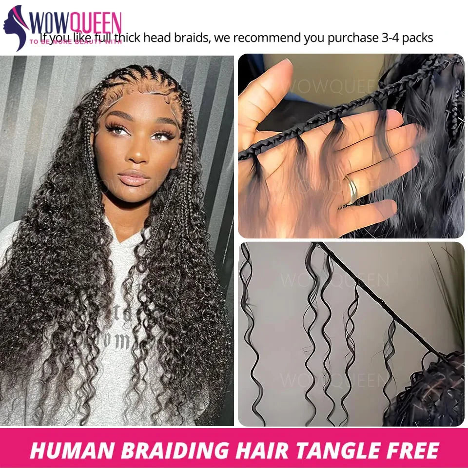 Deep Wave Human Hair Bulk