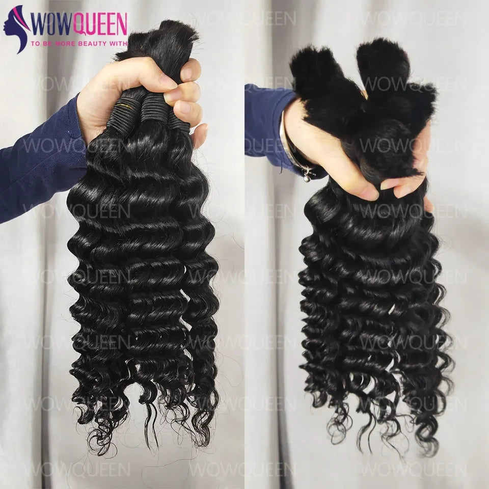 Deep Wave Human Hair Bulk