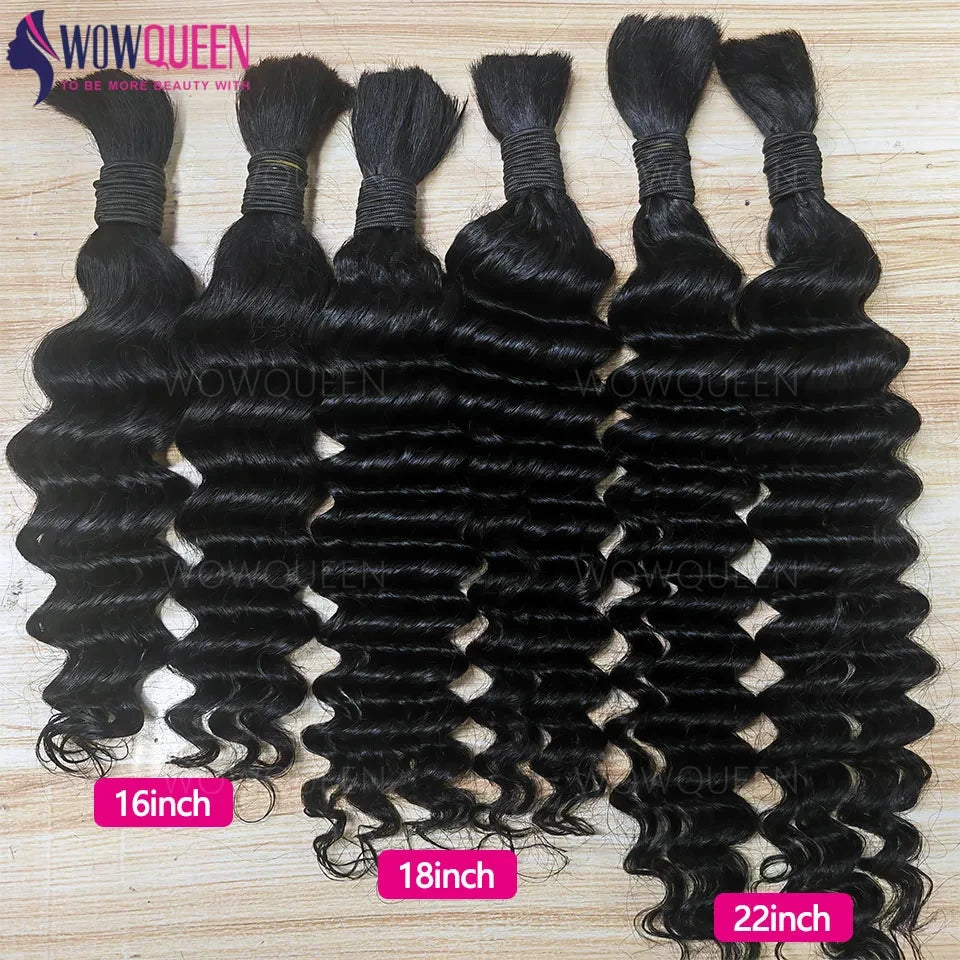 Deep Wave Human Hair Bulk