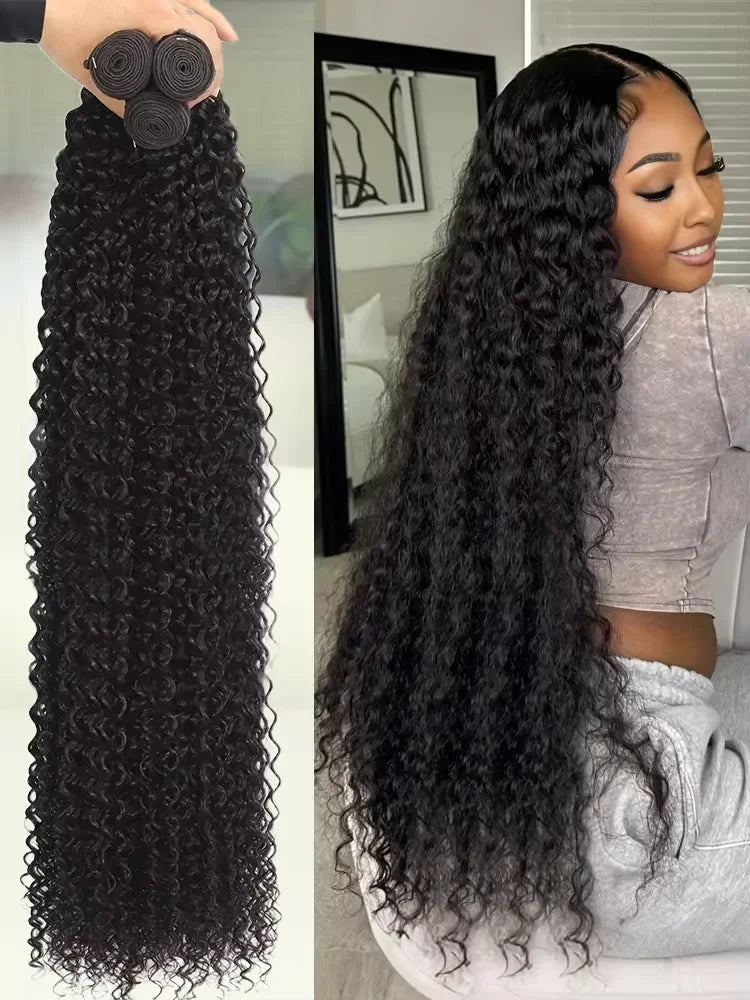 Brazilian Virgin Curly Hair Bundles