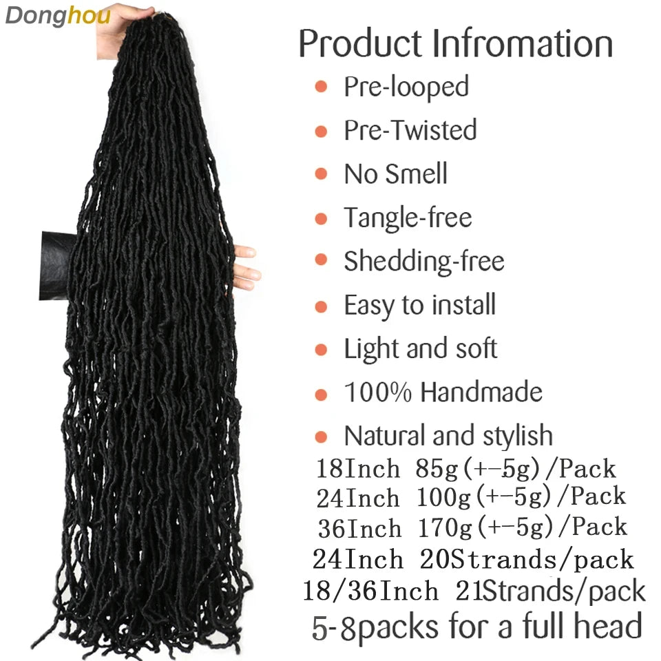 Goddess Faux Locs Crochet Extensions